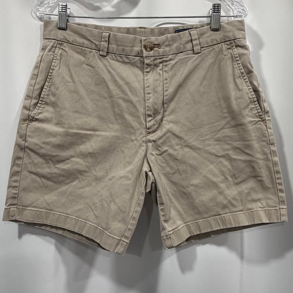 Vineyard-vines Men's Tan and Cream Shorts